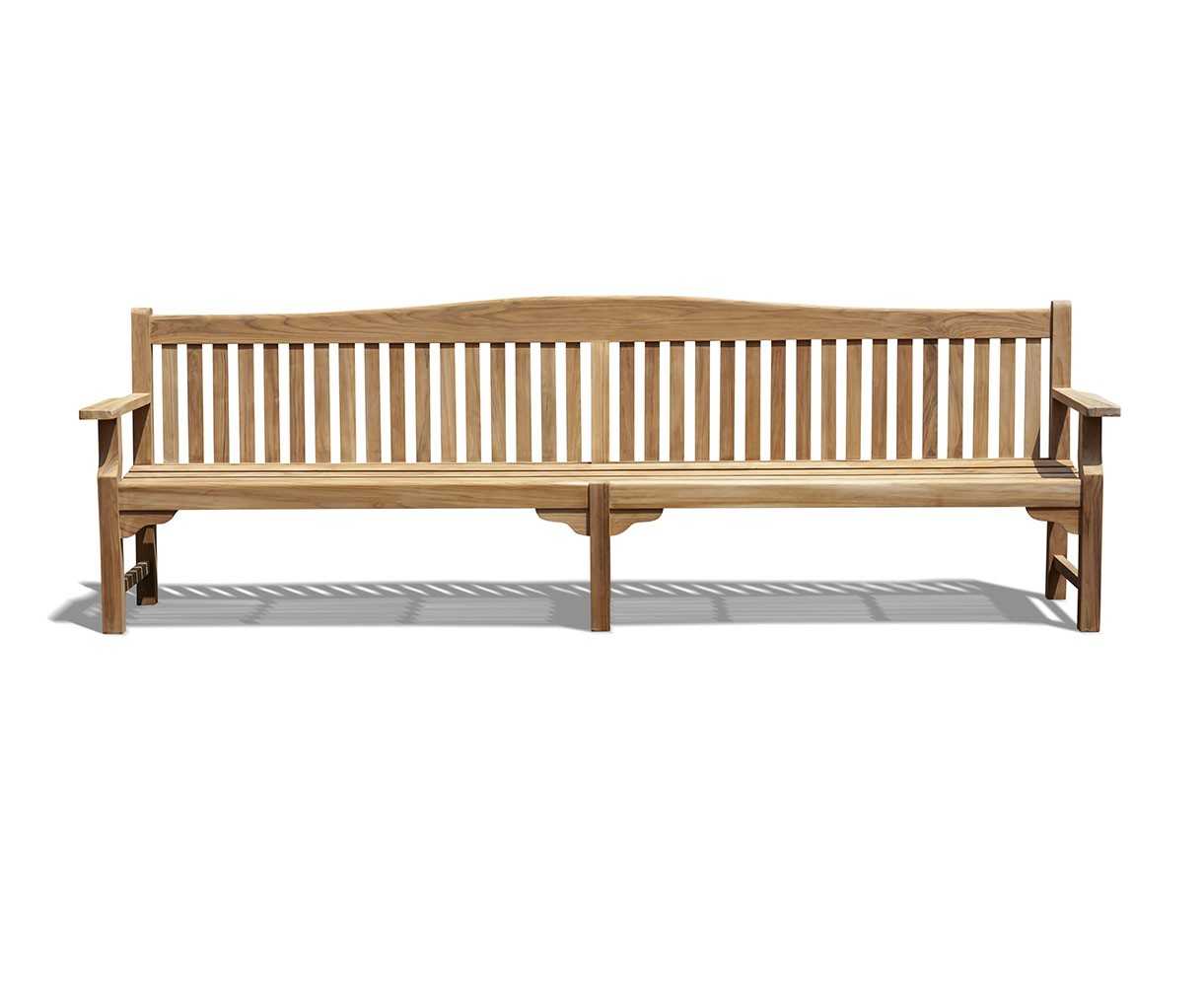 Tribute Large Teak Garden Bench - 3m