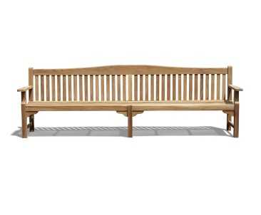Tribute Large Teak Garden Bench - 3m