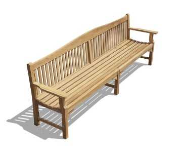 Tribute Large Teak Garden Bench - 3m