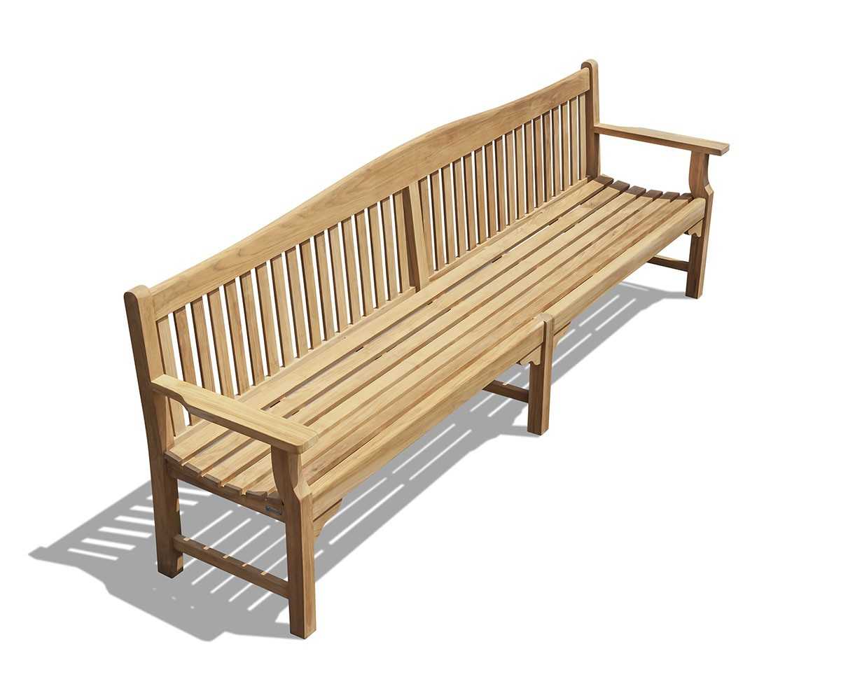 Tribute Large Teak Garden Bench - 3m