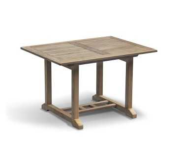Hilgrove 4ft Teak Rectangular Garden Table | Oblong Garden Table