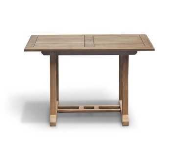 Hilgrove 4ft Teak Rectangular Garden Table | Oblong Garden Table