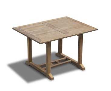 Hilgrove 4ft Teak Rectangular Garden Table | Oblong Garden Table