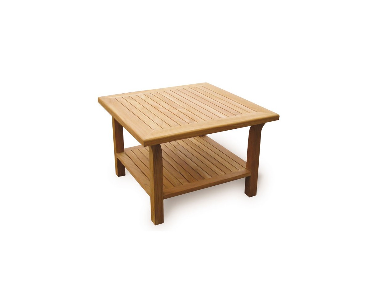 Square 3ft Outdoor Coffee Table, Teak