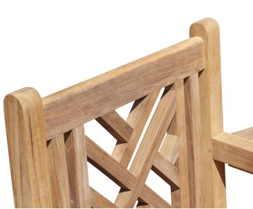 Princeton Teak Companion Bench