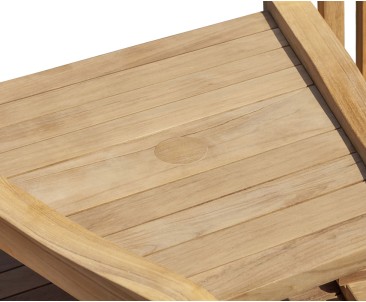 Princeton Teak Companion Bench