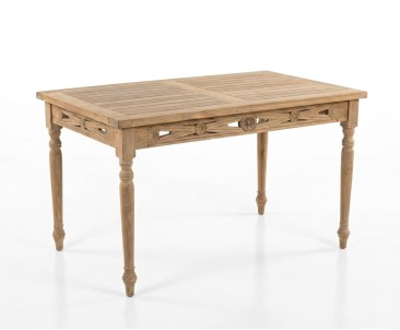 Raffles Table with Flower Design - NEW: End of Line