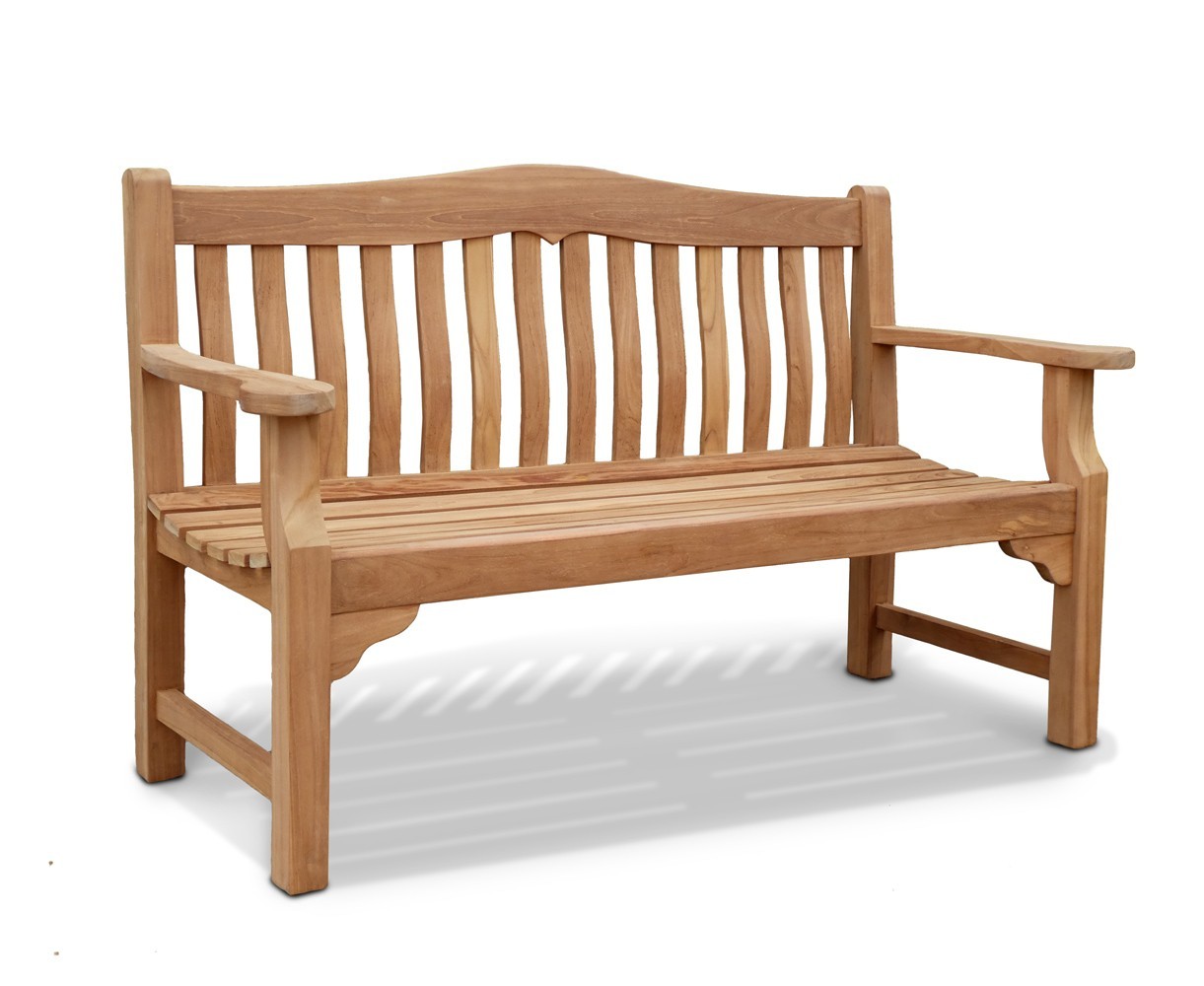 Cadogan 1.8m Teak Table, Rose Garden Benches and Rose Garden Armchairs Set