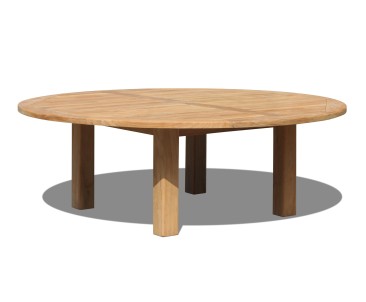 10 Seater Garden Furniture Set, Titan Round 2.2m Table Banana Chairs