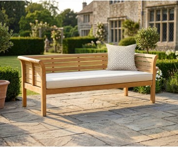 Outdoor Garden Teak Daybed Large - 2.1m