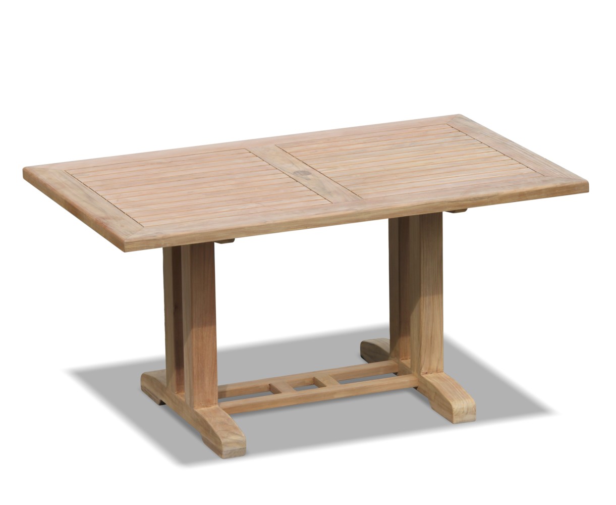 Cadogan Rectangular 1.5m Teak Pedestal Table