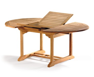 Deluxe Brompton Teak Extendable Dining Table and 6 Chairs Set