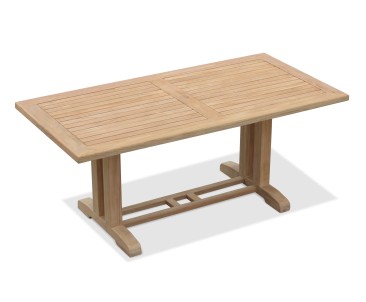 6 Seater Outdoor Dining Set - Cadogan 1.8m Table - St. Tropez Chairs