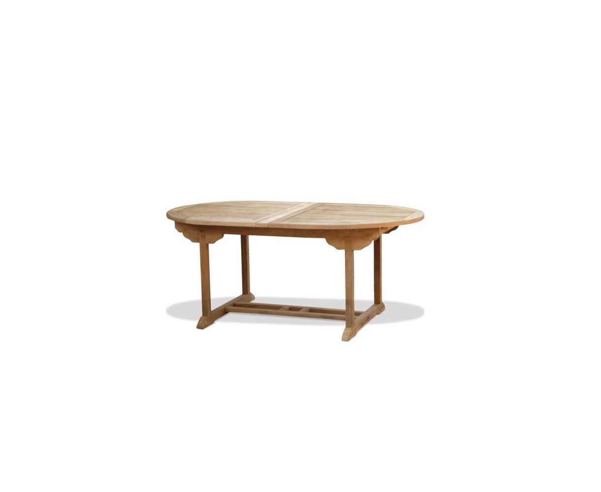 Extended Brompton 1.8 - 2.4m Dining Table - retracted position