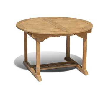 Brompton Extendable Dining Table Set with Bali Stacking Chairs