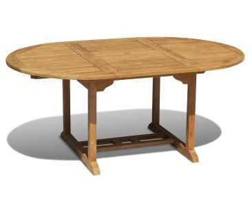 Brompton Extendable Dining Table Set with Bali Stacking Chairs