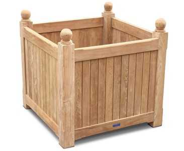 Extra Large Teak Wooden Garden Planter | Versailles Planter