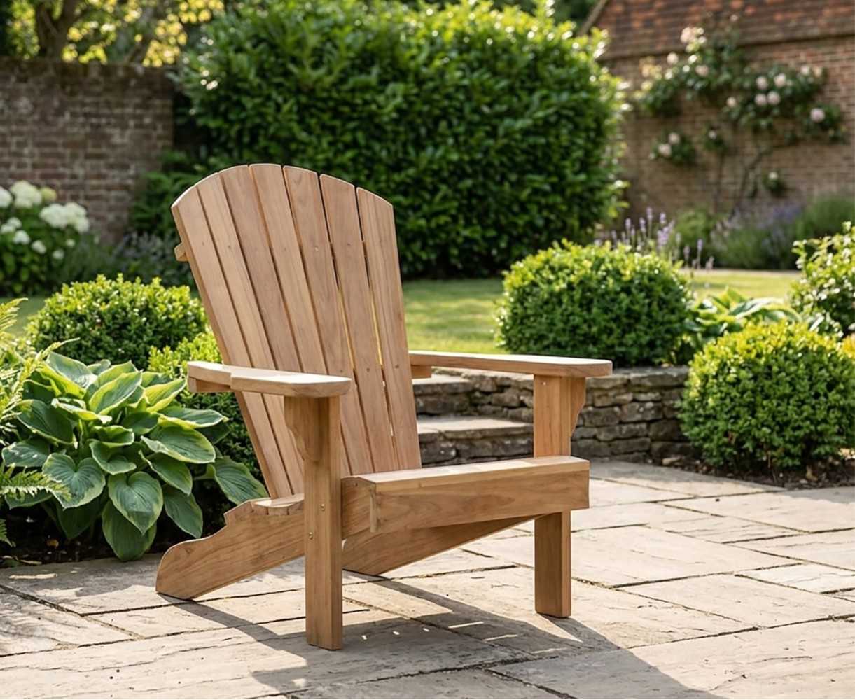 Teak Bear Chair With Armrests