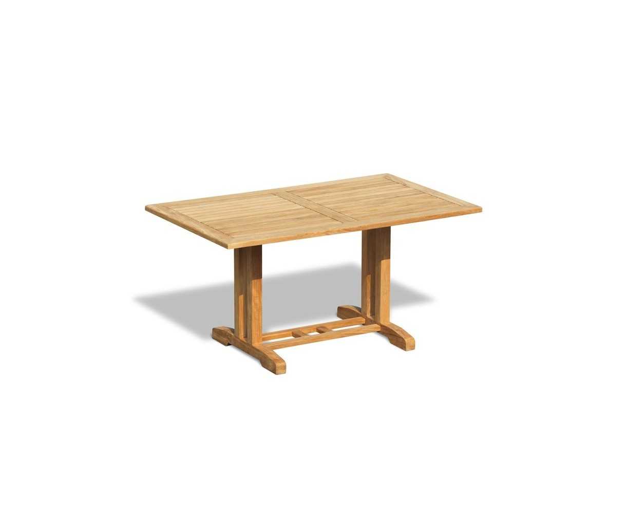 Belgrave 150cm Rectangular Teak Table with Stanford 150cm Bench and Stanford Armchairs