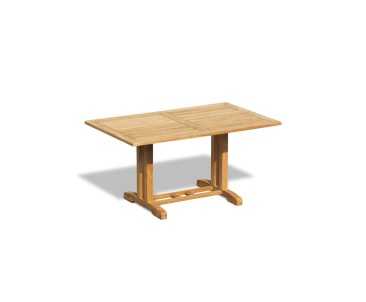 Belgrave 150cm Rectangular Teak Table with Stanford 150cm Bench and Stanford Armchairs