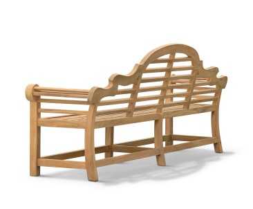 Extra Large Lutyens-Style Teak Bench 2.70m