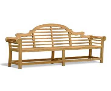 Extra Large Lutyens-Style Teak Bench 2.70m