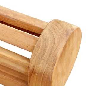 Low Back Teak Lutyens-Style Bench - 1.95m