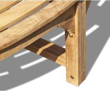 Saturn Teak Backless Round Tree Bench | Circular Tree Bench