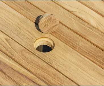 Sandringham Teak 80cm Table