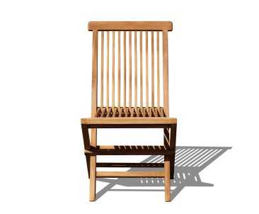 Chester Teak Foldable Low-Back Outdoor Chair