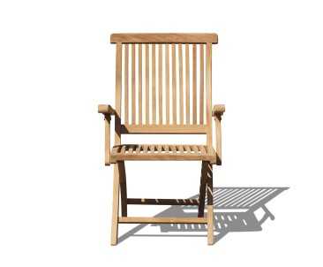 Brompton Teak Folding Armchair
