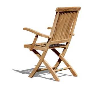 Brompton Teak Folding Armchair