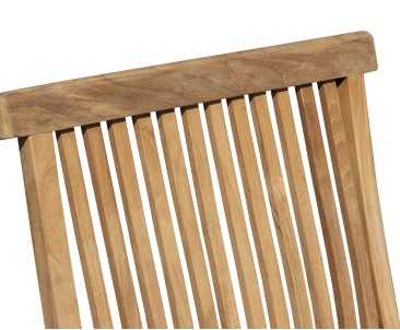 Brompton Teak Folding Armchair