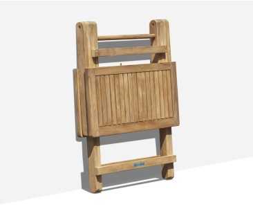 Rimini Teak Square Folding Garden Table