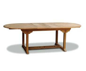 Brompton Garden Extending Table and 8 Folding Chairs Set