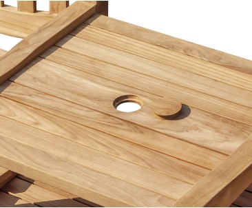 Ascot Vista Teak Companion Seat