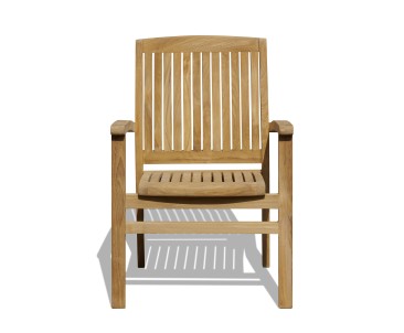 Sandringham 4 Seater Garden Table and Stackable Chairs Set