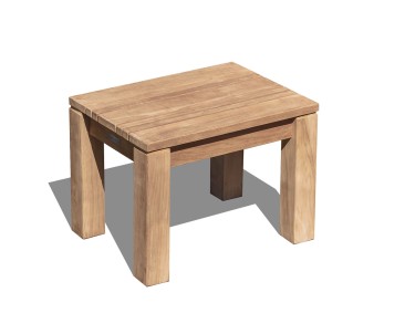 Chichester Rustic Wooden Stool, Teak Shower Seat