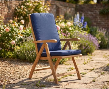 Bali Teak Outdoor Recliner Chair