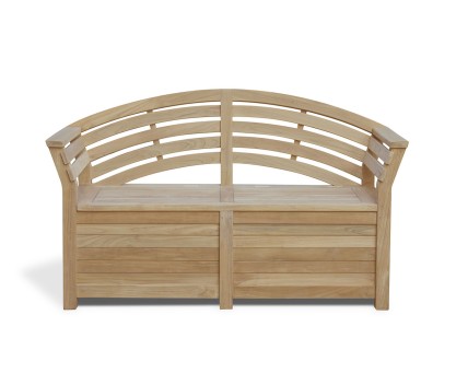 Salisbury Garden Storage Bench with arms – 1.65m