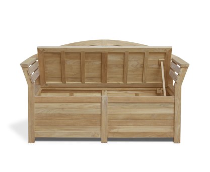 Salisbury Garden Storage Bench with arms – 1.65m
