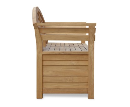 Salisbury Garden Storage Bench with arms – 1.65m