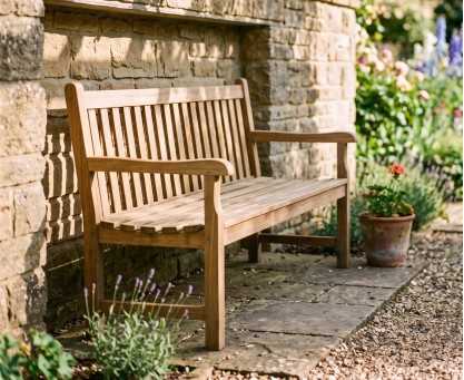 Sandringham Benches and Table Set.