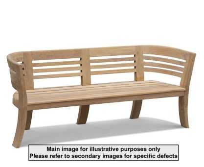 Kensington 4 Seater Teak Bench - Used: Good