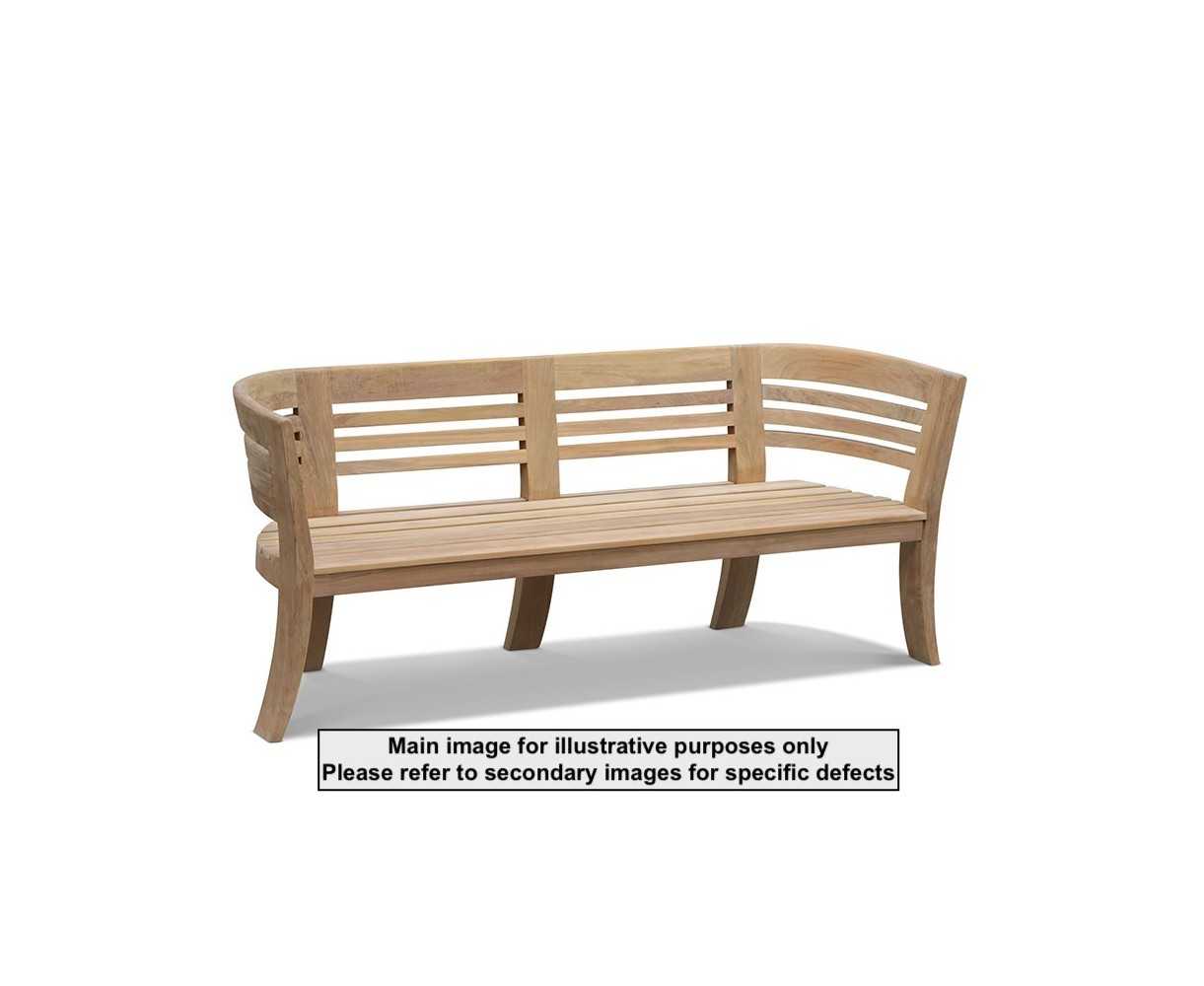Kensington 4 Seater Teak Bench - Used: Good