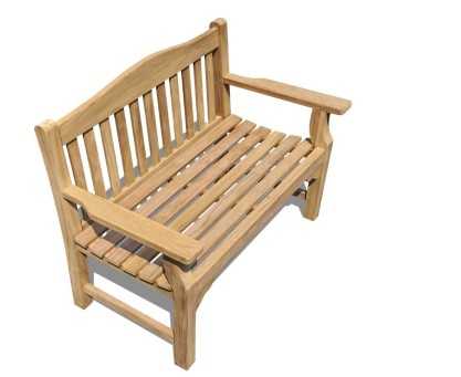 Tribute 4ft Teak Commemorative Memorial Bench