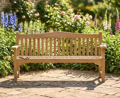 Tribute 6ft Teak Commemorative Memorial Bench | Remembrance Bench