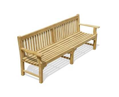 Taverners Large outdoor Bench - 2.4m