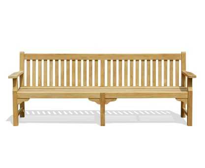 Taverners Large outdoor Bench - 2.4m