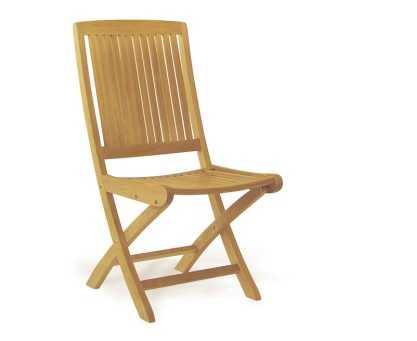 Suffolk 2 Seater Teak Round Garden Table and Rimini Folding Chairs Set
